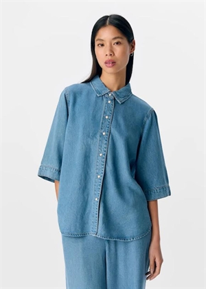 Frame 2/4 denim skjorte Light Blue Denim Object 